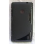 Lumia 520 musta silikoni suojakuori.