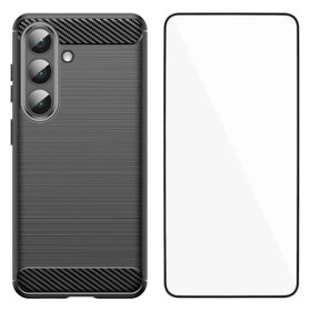 Samsung Galaxy S26 musta suojakuori suojaa puhelinta tyylikkäällä ja kestävällä muotoilulla.