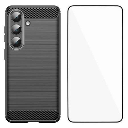 Samsung Galaxy S26 musta suojakuori suojaa puhelinta tyylikkäällä ja kestävällä muotoilulla.