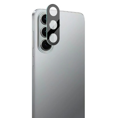 Samsung Galaxy S26 musta kameran panssarilasi suojaa puhelimen kameraa naarmuilta ja iskuilta.