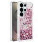 Samsung Galaxy S26 Ultra pinkki glitter hile suojakuori suojaa puhelintasi tyylikkäällä ja kimaltavalla designilla.