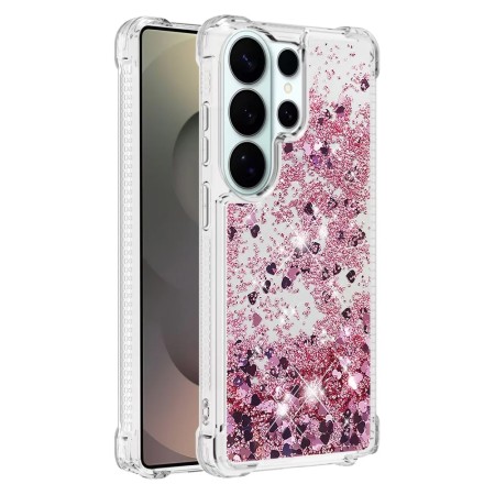 Samsung Galaxy S26 Ultra pinkki glitter hile suojakuori suojaa puhelintasi tyylikkäällä ja kimaltavalla designilla.
