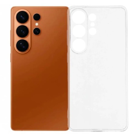 Samsung Galaxy S26 Ultra ohut läpinäkyvä suojakuori suojaa puhelinta tyylikkäästi ja kevyesti.