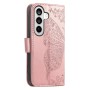 Samsung Galaxy S26 Plus ruusukulta perhonen suojakotelo, jossa kaunis perhoskuvio ja elegantti muotoilu.