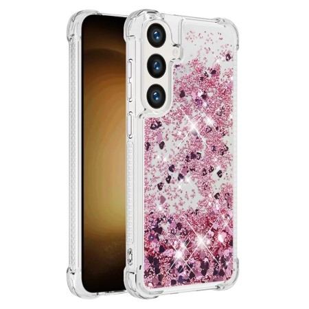 Samsung Galaxy S26 Plus pinkki glitter hile suojakuori tuo säihkettä ja suojaa puhelimellesi.