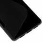 Huawei P8 Lite musta silikonisuojus.