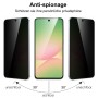 Samsung Galaxy A57 5G privacy panssarilasi suojaa yksityisyyttäsi estämällä sivulta näkyvyyden.