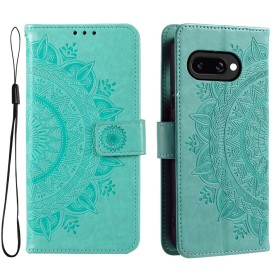 Tyylikäs Google Pixel 10a mintunvihreä mandala suojakotelo suojaa puhelintasi ja tuo väriä arkeen.