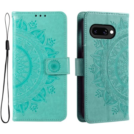 Tyylikäs Google Pixel 10a mintunvihreä mandala suojakotelo suojaa puhelintasi ja tuo väriä arkeen.