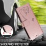 OnePlus Nord 5 5G kissakuvioitu ruusukulta puhelinlompakko rannehihnalla suojaa puhelinta kolhuilta ja pudotuksilta.