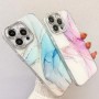 Kauniit suojakuoret, joissa on värikkäät marmori- ja kultatehosteet, iPhone 15 ruusukulta marmori suojakuori.