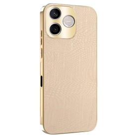 Honor 600 Lite kullanvärinen suojakuori kullanvärisillä reunuksilla suojaa puhelintasi tyylikkäästi ja elegantisti.