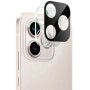 Honor 600 Lite musta kameran panssarilasi suojaa puhelimesi kameraa naarmuilta ja iskuilta.
