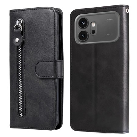 Honor 600 musta suojakotelo vetoketjutaskulla, tyylikäs ja käytännöllinen suoja älypuhelimelle.