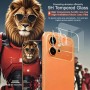 Honor 600 kameran panssarilasi suojaa tehokkaasti puhelimen kameraa naarmuilta ja iskuilta.