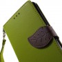 Sony Xperia M4 Aqua vihreä puhelinlompakko
