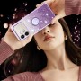 Honor 600 violetti glitter kukka sormuspidike suojakuori on tyylikäs ja säihkeä lisä älypuhelimelle.