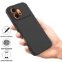 Honor 600 musta suojakuori rannenauhalla, joka suojaa puhelinta naarmuilta ja tarjoaa mukavan otteen.