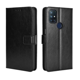 Tyylikäs OnePlus Nord N10 5G musta suojakotelo suojaa puhelintasi ja tarjoaa käytännöllisen avausmekanismin.