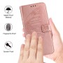 OnePlus Nord N10 5G ruusukulta perhonen suojakotelo, jossa on kaunis perhoskuvio ja suojaavat ominaisuudet.