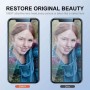 iPhone 15 kameran linssinsuojat ruusukulta glitter suojaavat kameraa ja parantavat kuvien laatua.