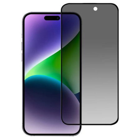 iPhone 16 Pro privacy panssarilasi suojaa näyttöäsi ja tarjoaa yksityisyyttä eri kulmista katsottaessa.