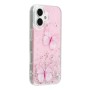 iPhone 17 kimaltava suojakuori perhoskoristeella