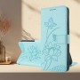 Honor 90 Lite vihreä suojakotelo lootuskukkakuviolla