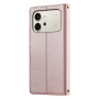 Honor 600 suojakotelo ruusukultaisella pinnalla ja taittuu vaakatasoon jalustaksi mukavaan katseluun.