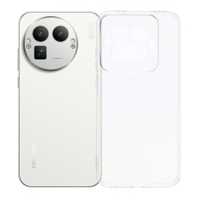 Realme GT 8 Pro läpinäkyvässä suojakuoressa on tarkat kameran sekä liitäntöjen leikkaukset.