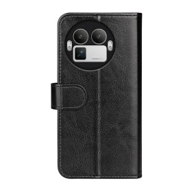 Realme GT 8 Pro suojakotelo mustassa värissä suojaa puhelimen takaosan ja kameran tyylikkäästi taittuvaa lukkokestettä käyttäen.
