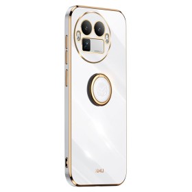 Realme GT 8 Pro valkoinen sormuspidike suojakuori.