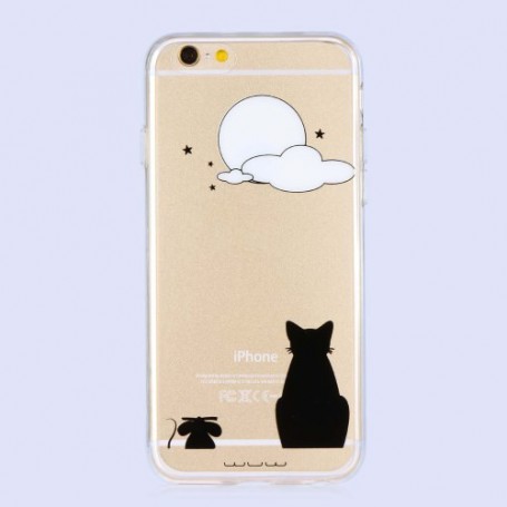 iPhone 6 / 6s kissa ja kuu kuoret.