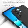 Realme C100 5G:n silikonikuori suojaa näyttöä ja kameran reunaa korotetulla rakenteella.