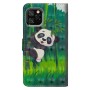 Panda aiheinen iPhone 11 Pro lompakkokotelo tuo puhelimeen leikkisän ilmeen.