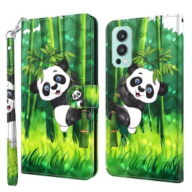 OnePlus Nord 2 suojakotelon panda kuosi tuo puhelimeen leikkisän ilmeen.