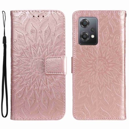 OnePlus 9 ruusukulta mandala suojakotelo – kotelosta löytyy korttipaikat ja setelitasku