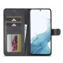 Samsung Galaxy A34 5G suojakotelossa kortit ja setelit kulkevat kätevästi mukana.