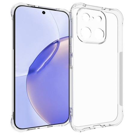 Realme 16 Pro 5G suojakuoressa korotettu reunus suojaa näyttöä ja kameraa.