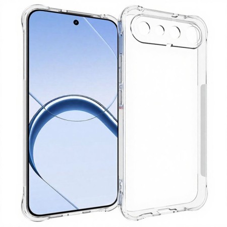 Realme 16 5G suojakuoressa kamera aukot jäävät hyvin esiin.