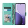 Kortit, setelit ja valokuva kulkevat mukana Realme 16 Pro 5G lompakkokotelossa.