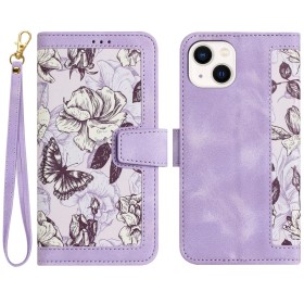 Irrotettava rannelenkki helpottaa iPhone 14 lompakkokotelon kantamista mukana.