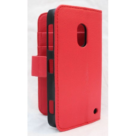 Lumia 620 punainen lompakko suojakotelo.