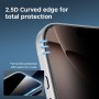 2.5D reunainen panssarilasi istuu iPhone 13:n ja 14:n näytölle ja jättää tilaa kuorelle.