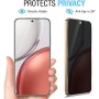 Privacy panssarilasi rajaa sivulta katsottavaa näkymää 28 asteeseen Honor 600 Smart 5G:ssä.