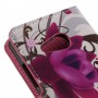 Lumia 550 violetit kukat puhelinlompakko