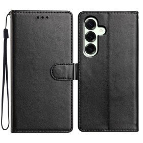 Samsung Galaxy A27 lompakkokotelossa on rannelenkin lisäksi kätevä magneettisuljenta.