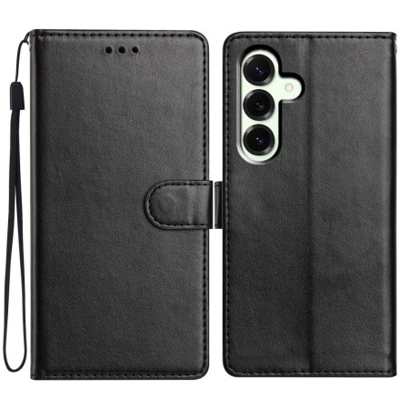 Samsung Galaxy A27 lompakkokotelossa on rannelenkin lisäksi kätevä magneettisuljenta.