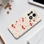 OnePlus 15 kuoren kirsikka ja rusetti kuvio tuo puhelimeen raikkaan ilmeen.