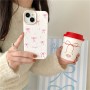 Rusetti kuviointi tuo iPhone 14 kuoreen söpön ja huolitellun ilmeen.